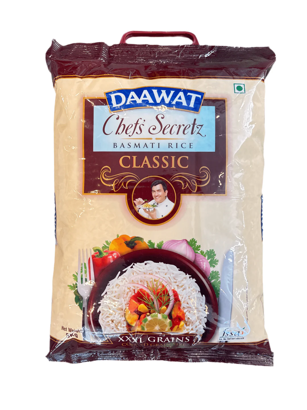 DAAWAT シェフズシークレットバスマティライス 5kg｜プロ仕様・超長粒インド産ライス - Premium Halal Food Product