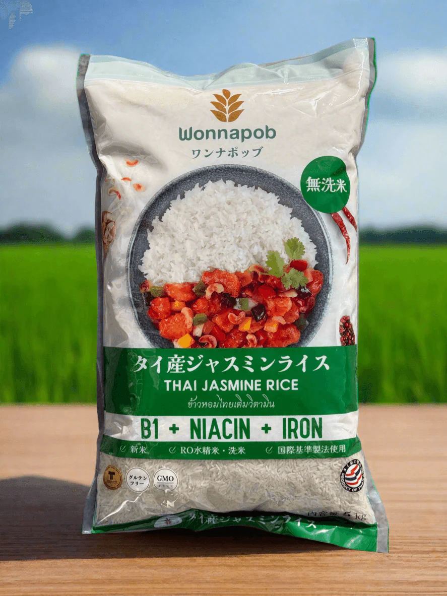 THAI JASMINE Rice 5kg (Wonnapob) – Premium Aromatic Long Grain Rice | タイ産ジャスミン米 ハラール対応 - Related product image