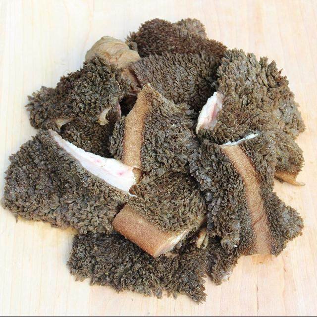 Beef Black Tripe 1kg – ハラール牛センマイ（黒ミノ） - Premium Halal Food Product