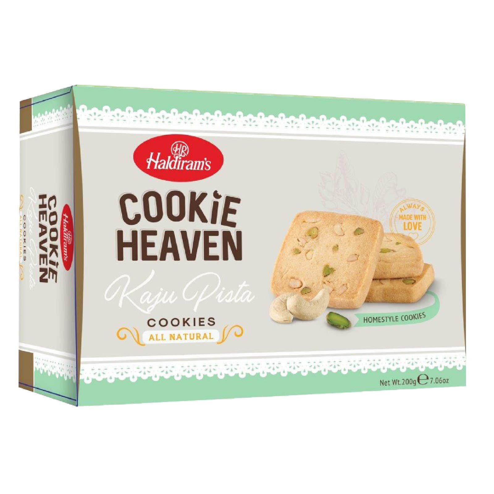 Haldiram’s Kaju Pista Cookies | ハルディラム カシューナッツ＆ピスタチオクッキー - Premium Halal Food Product
