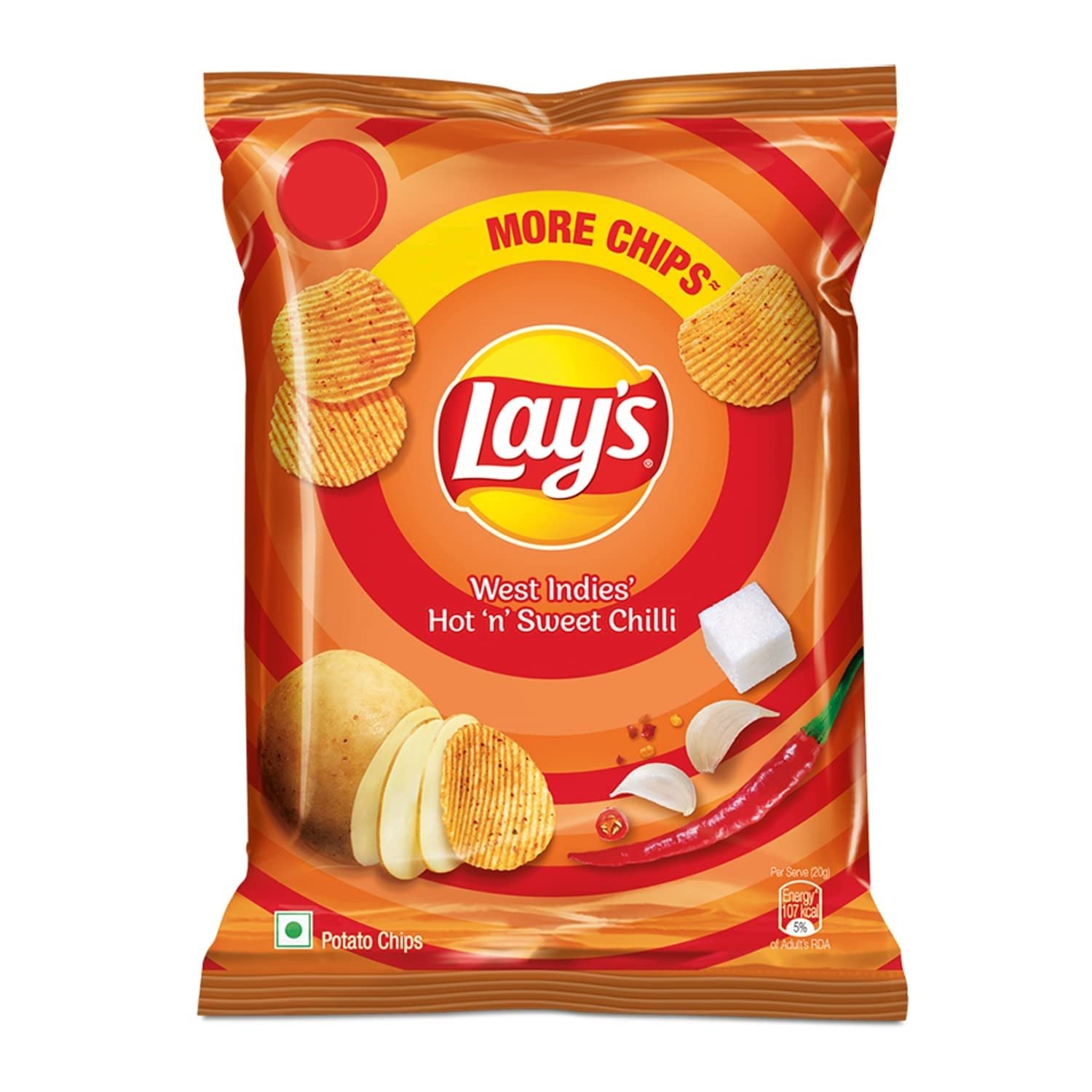 Lays Hot N Sweet Chilli – レイズ ホット＆スイートチリ - Premium Halal Food Product