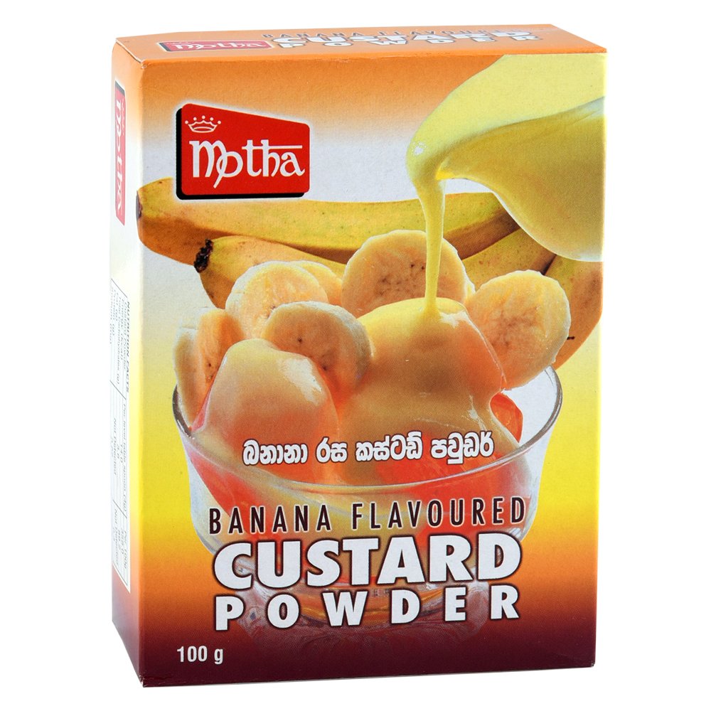 Banana Custard Powder by Motha. 多くののバナナカスタードパウダー 200g - Premium Halal Food Product