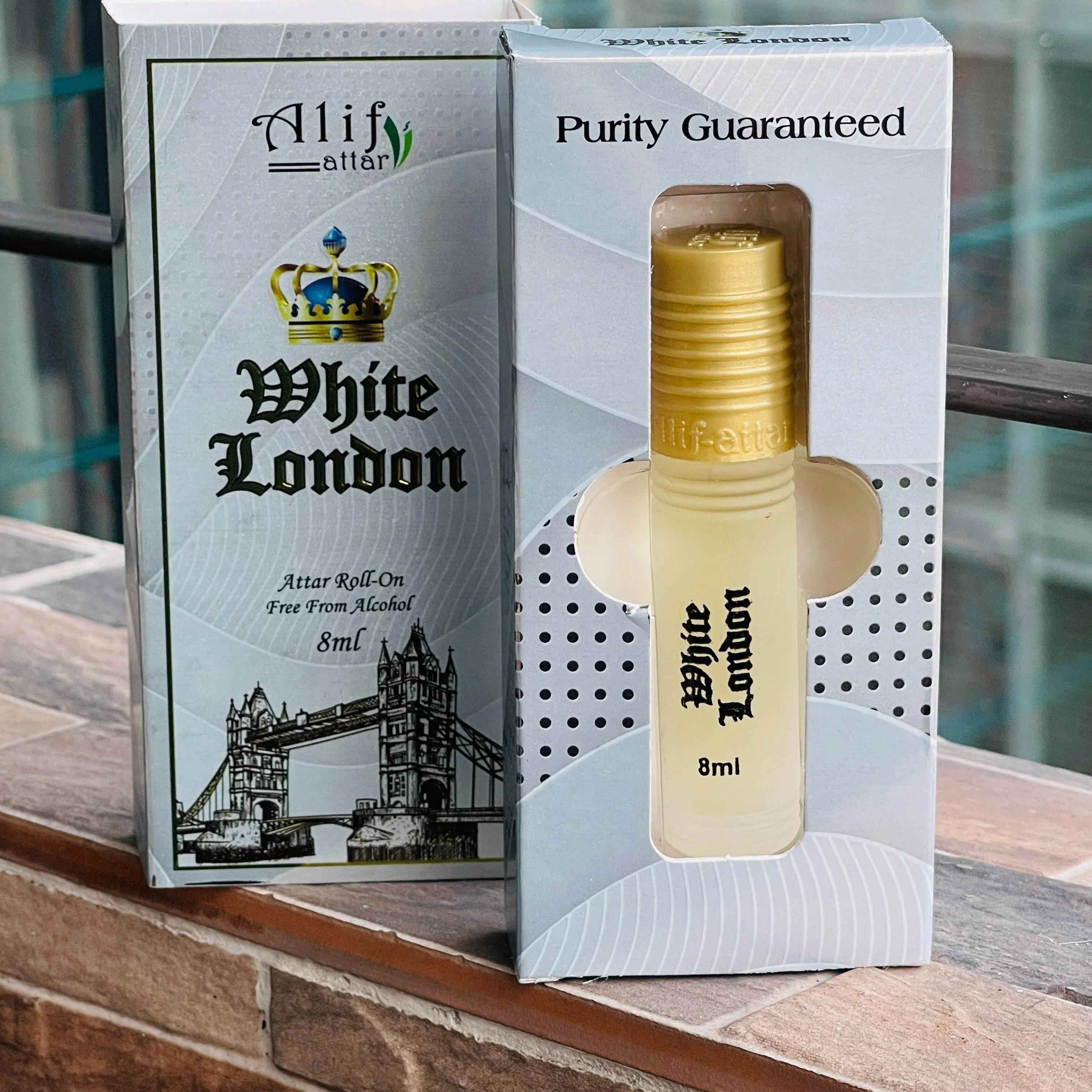 White London Attar 8ml – Premium Natural Perfume Oil - Additional product view