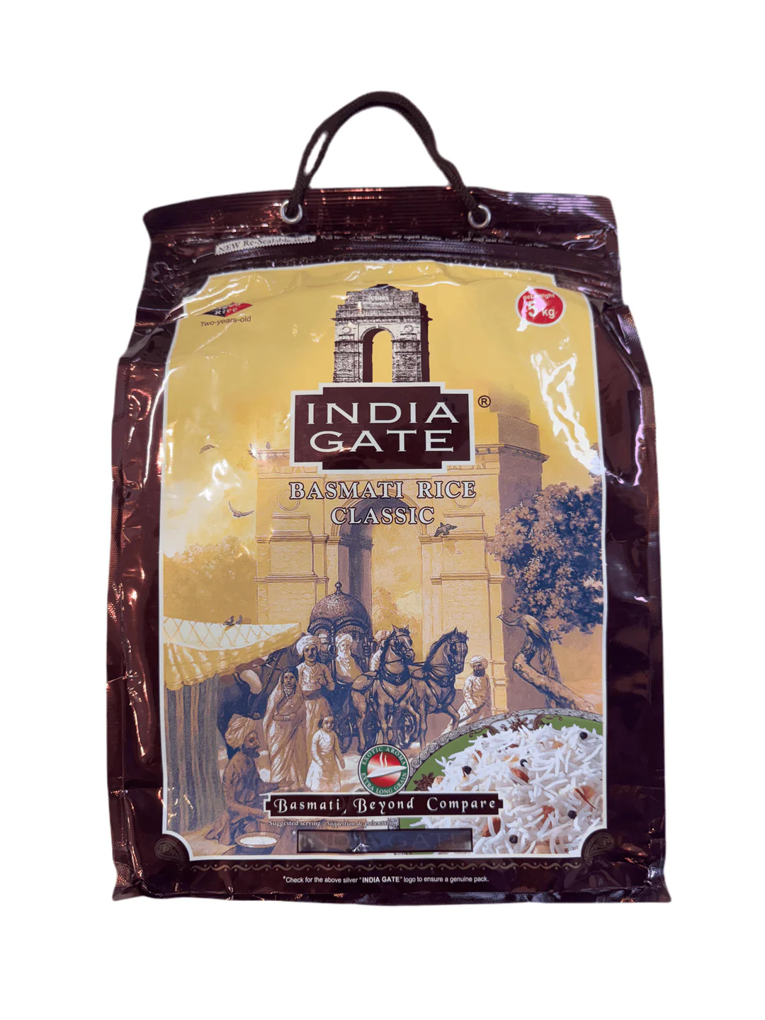 INDIA GATE バスマティライスクラシック 5kg|インド産長粒米の定番 - Premium Halal Food at Tabe Halal