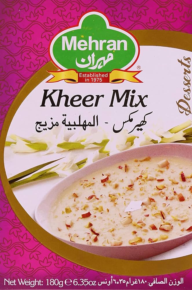 Mehran Kheer Mix 180gm  メヘランキールミックス 180g - Premium Halal Food Product